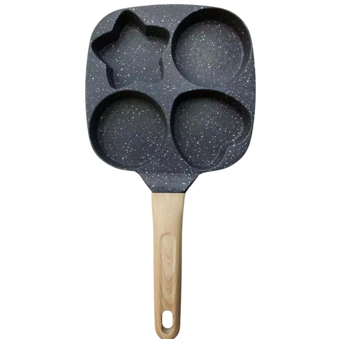 Tigaie Grill Compartimentată Metalică Cu Suprafață Antiaderentă – A15052