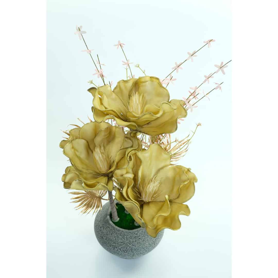 Trandafiri Artificiali În Ghiveci – A80576 (3) Trandafiri Artificiali În Ghiveci – A80576 (3)