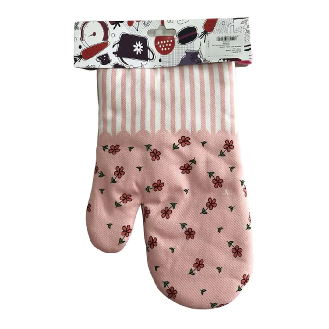 Mănușă Bucătărie Textil Cu Model Floral – A07171 Mănușă Bucătărie Textil Cu Model Floral – A07171